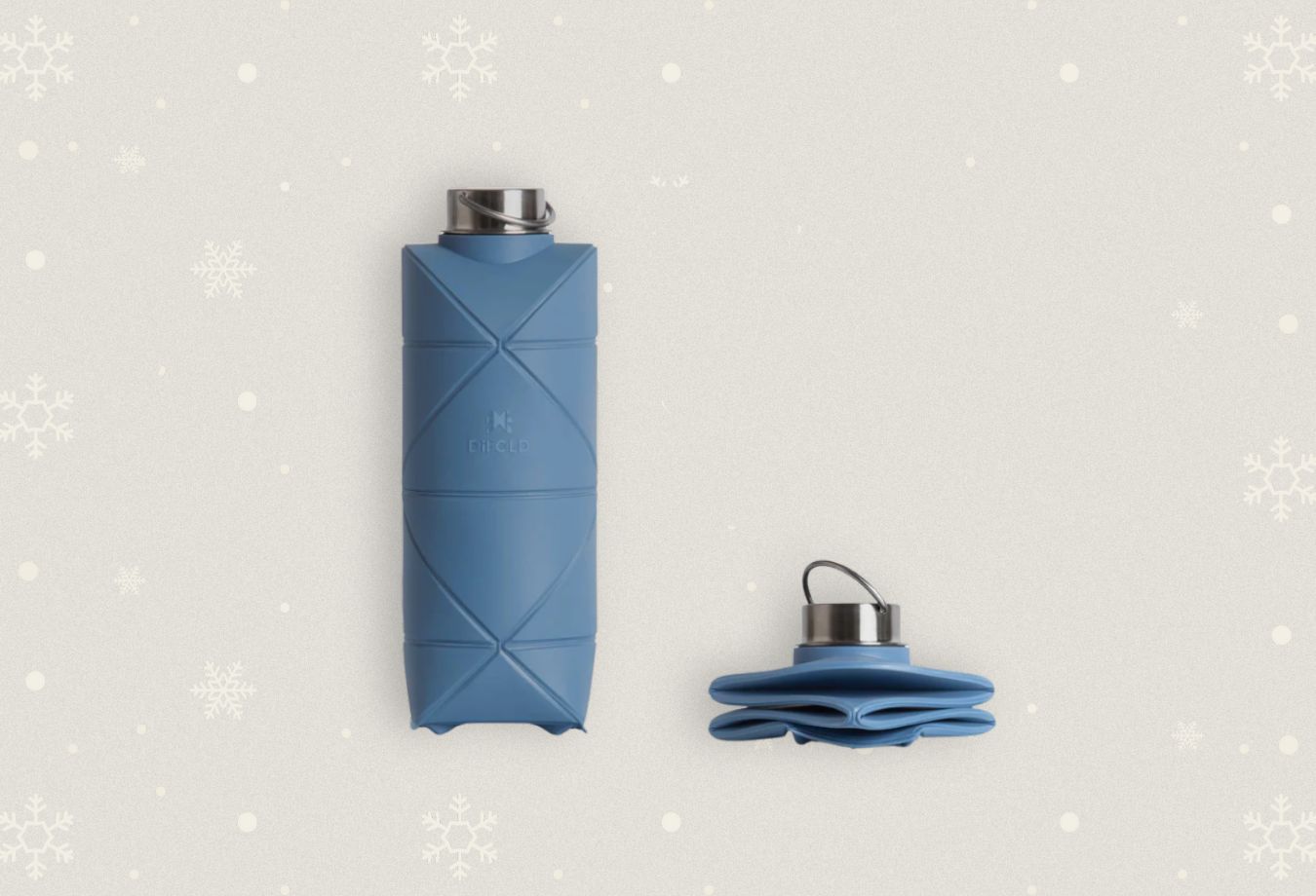 Origami collapsible water bottle by DiFold