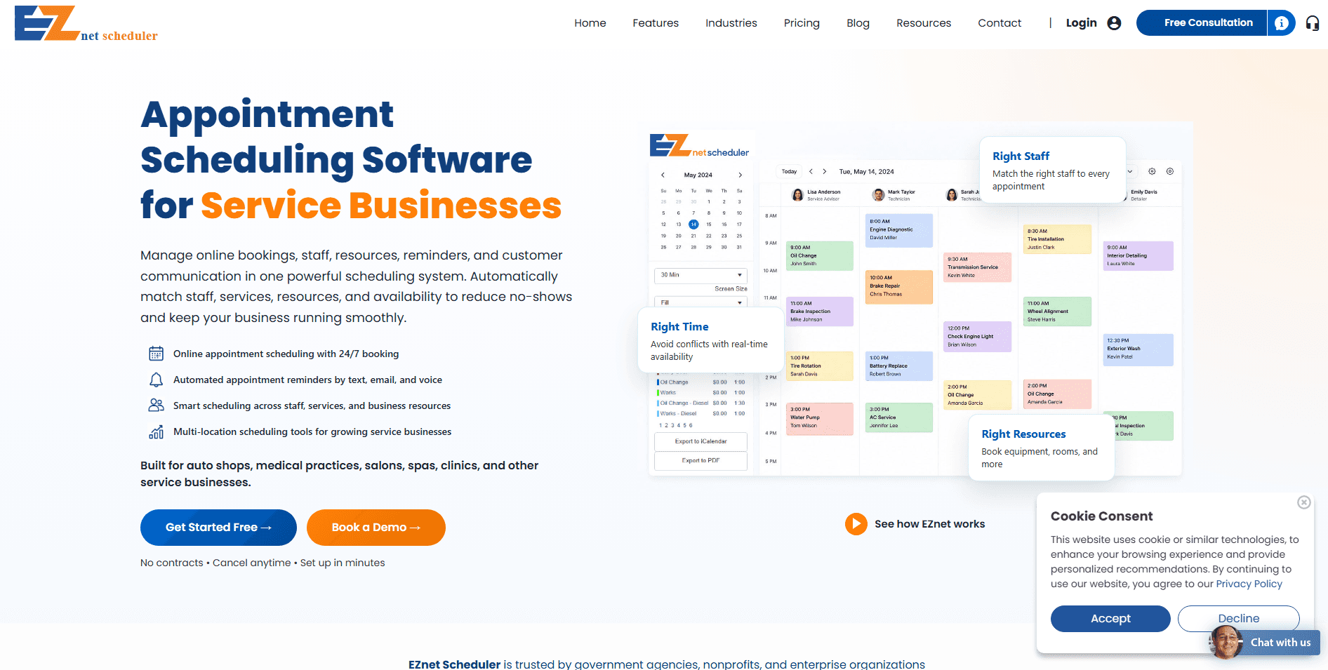 EZnet Scheduler