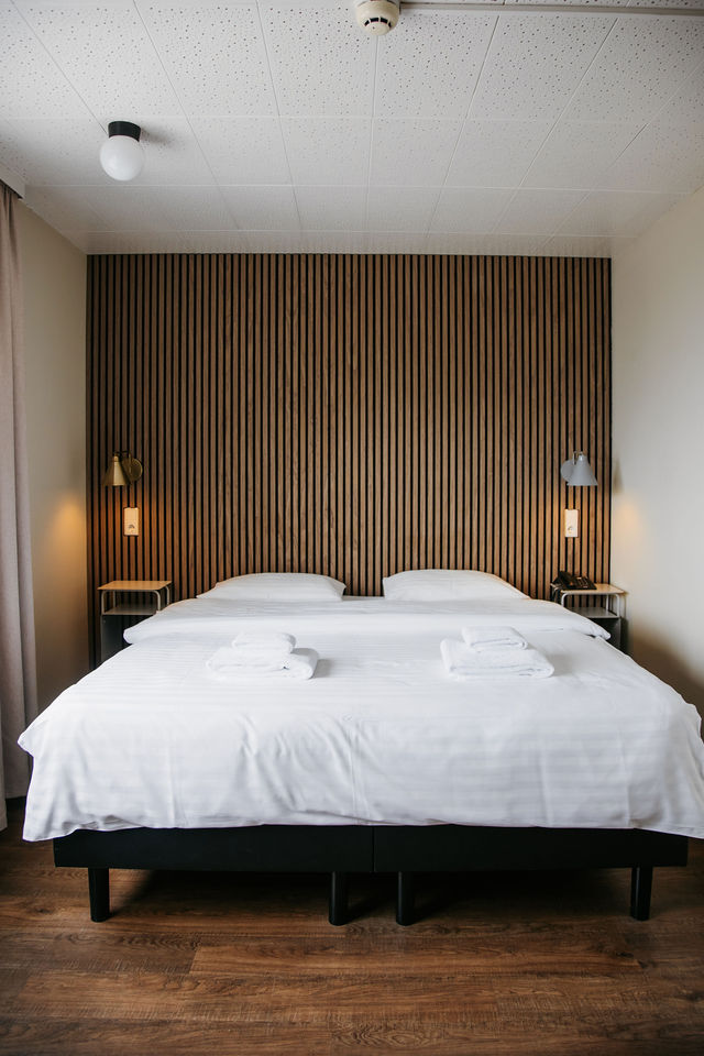 Inside view of luxury bedroom view