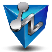 Abstract dark blue and brown waves