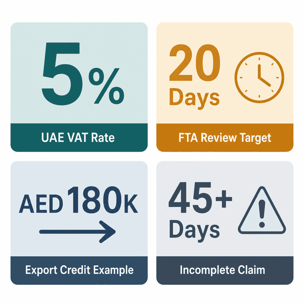 Infographic: VAT Refund for Companies in the UAE: How to Claim It