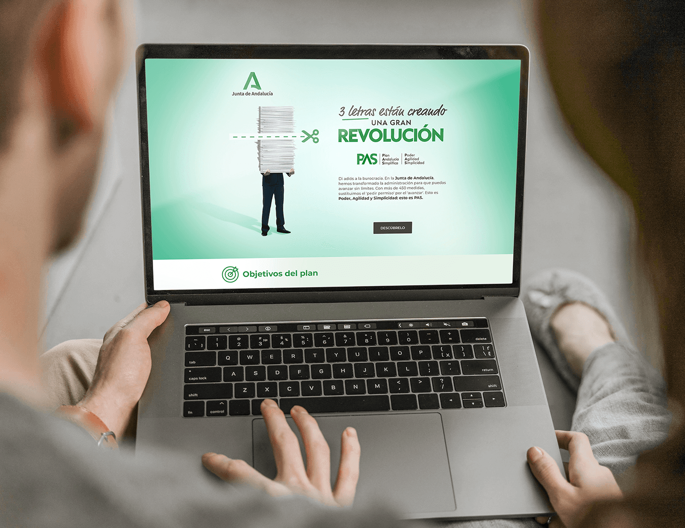 Dirección de arte para Campaña Andalucía Simplifica