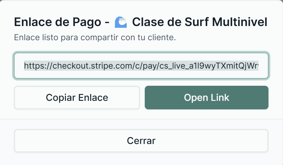 Link de pago