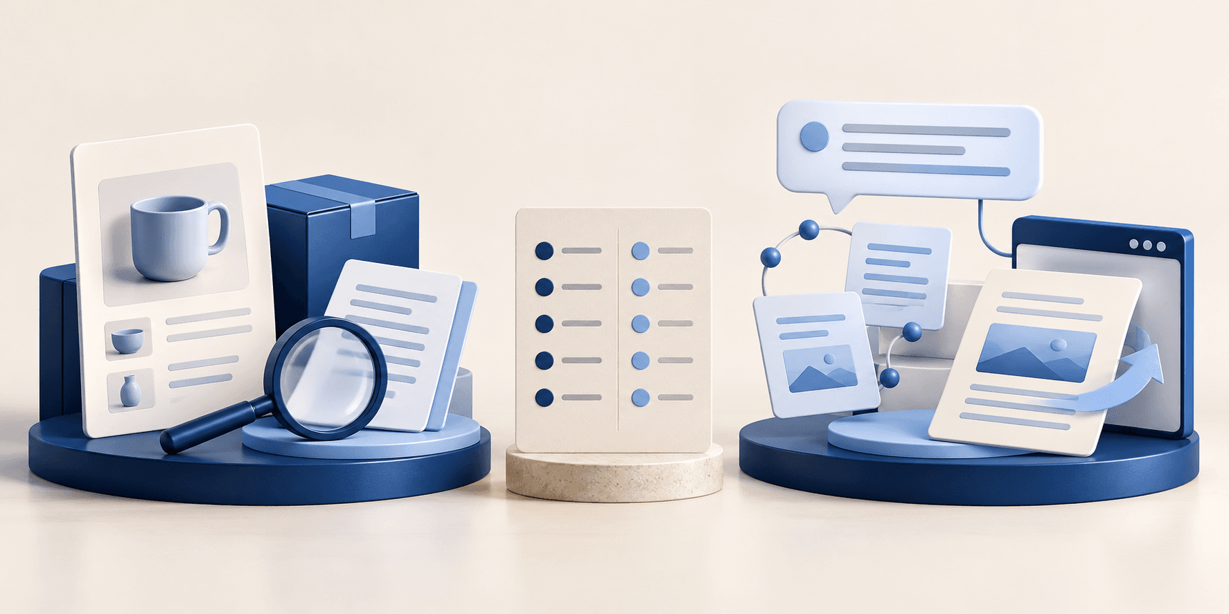 Two GEO toolkits compared: product and page evidence beside answer research and publishing.