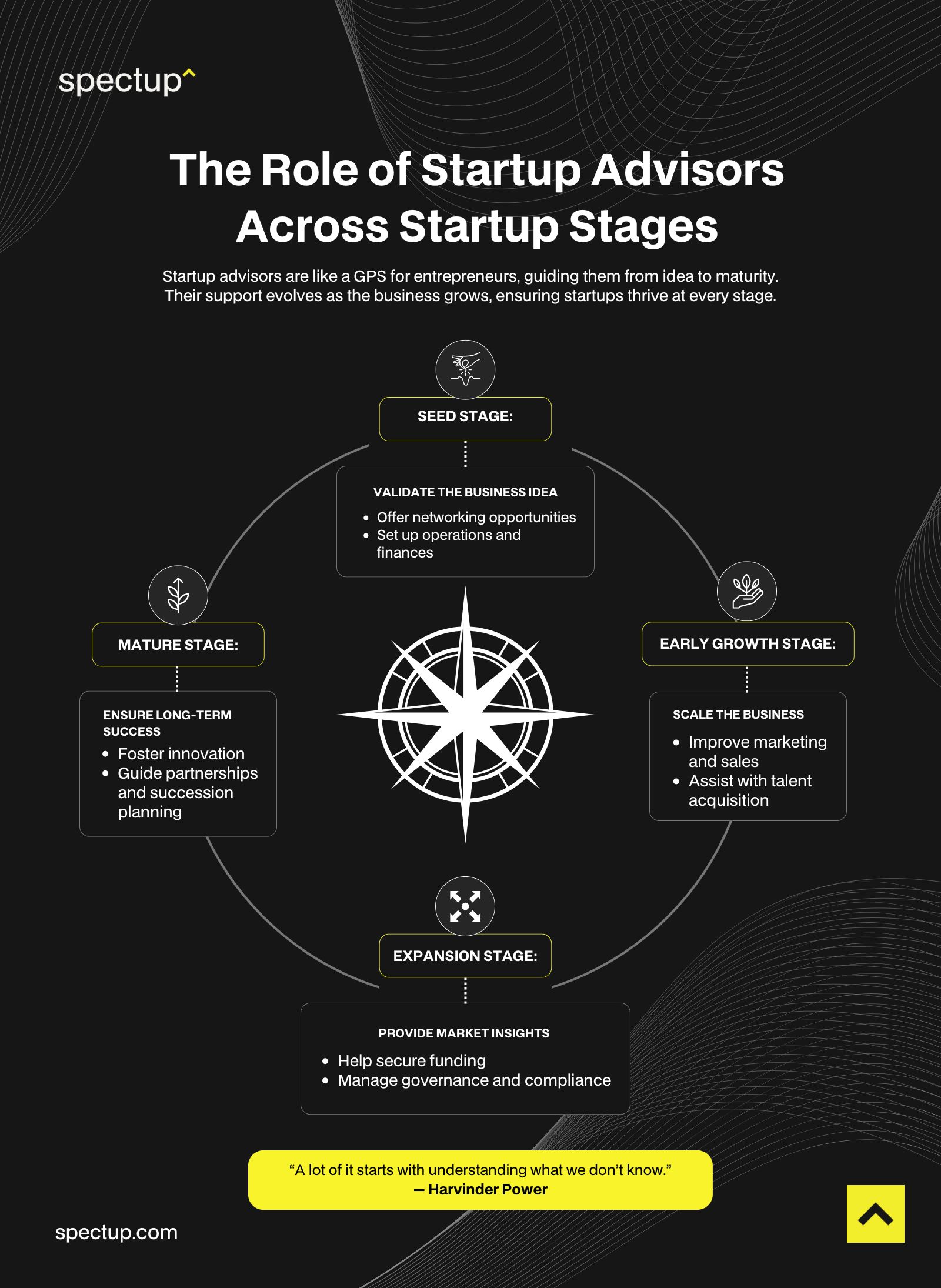 Infographic: The Role of Startup Advisors Across Startup Stages