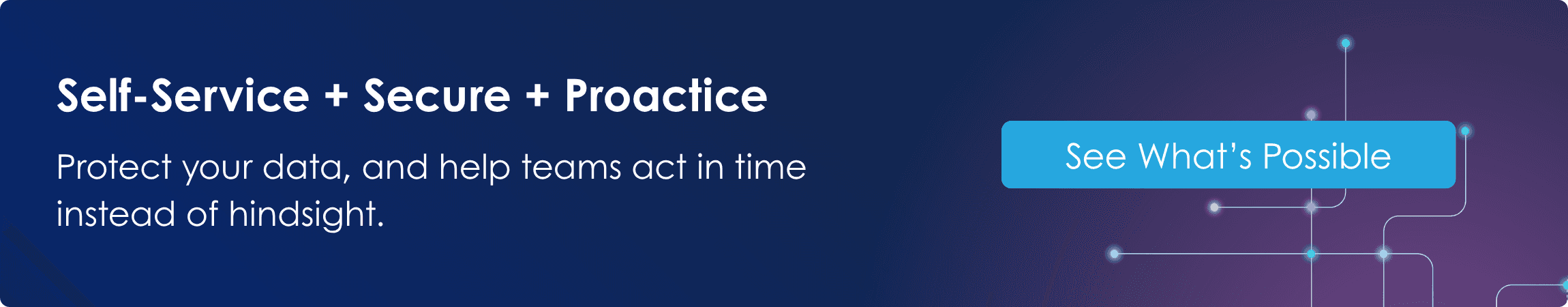 Self-service proactive analytics