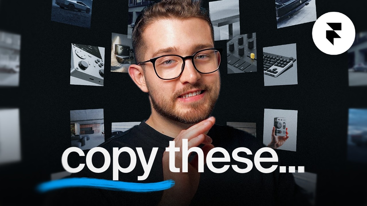 Framer tutorial video thumbnail with copy these text overlay