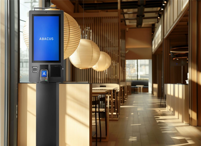 freestanding self ordering kiosk