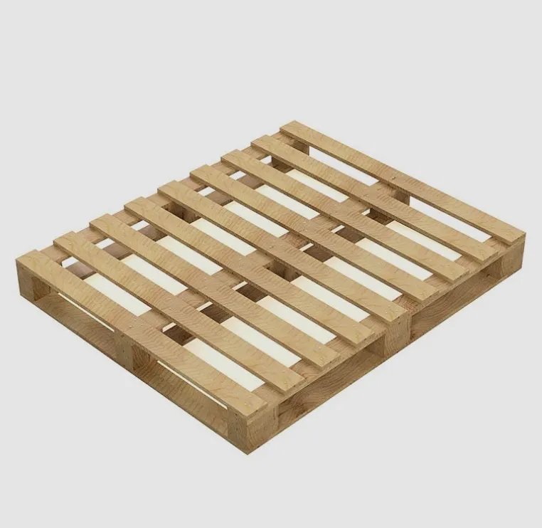 Stack of standard UK wooden pallets