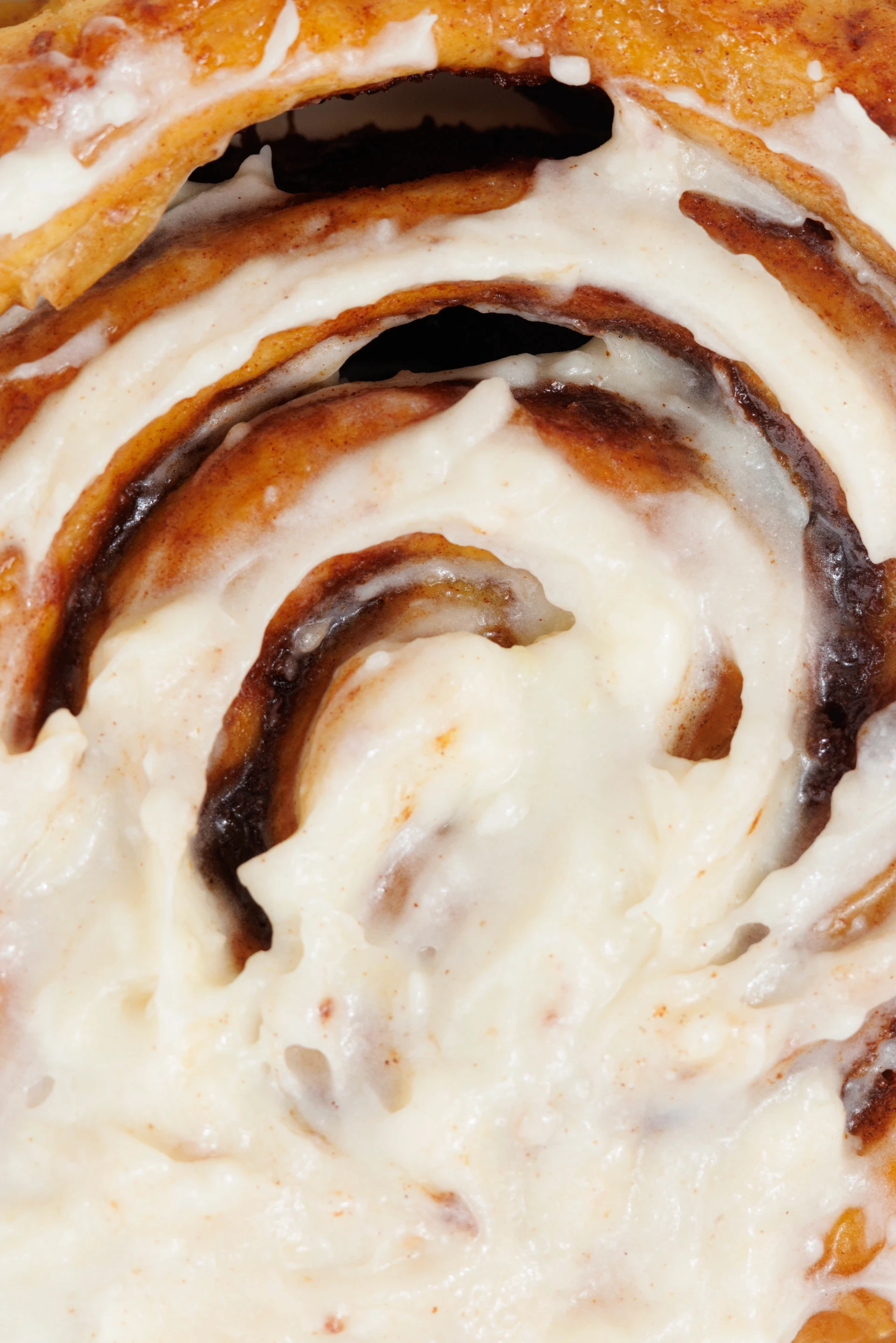 Close up view of cinnamon bread.