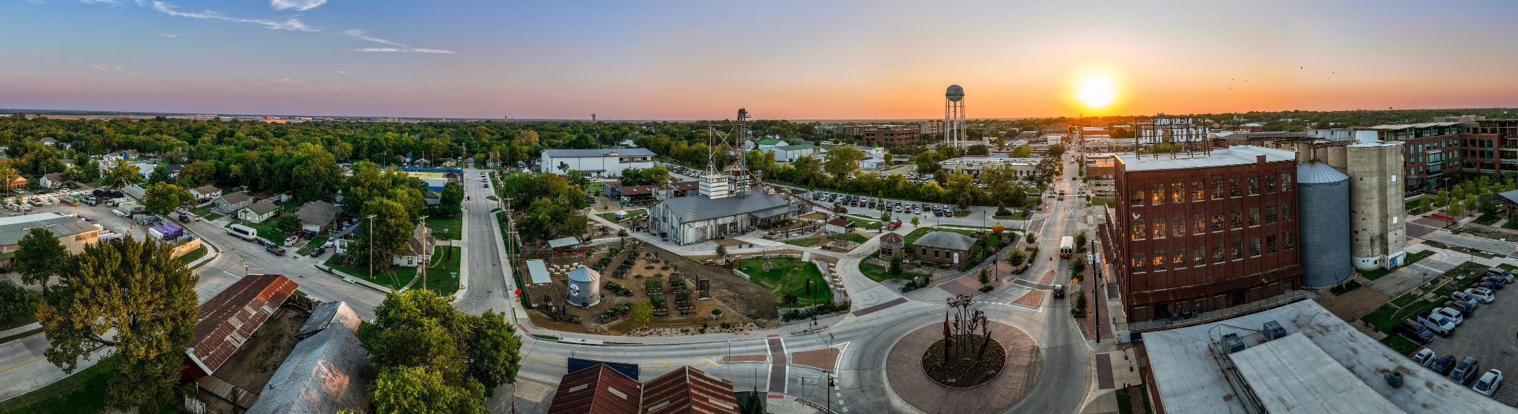 Frisco Texas homes and water tower 