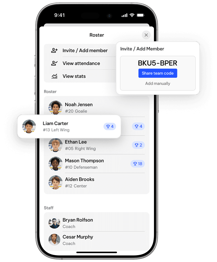 TeamLinkt'sHockey Team Rosters Tool