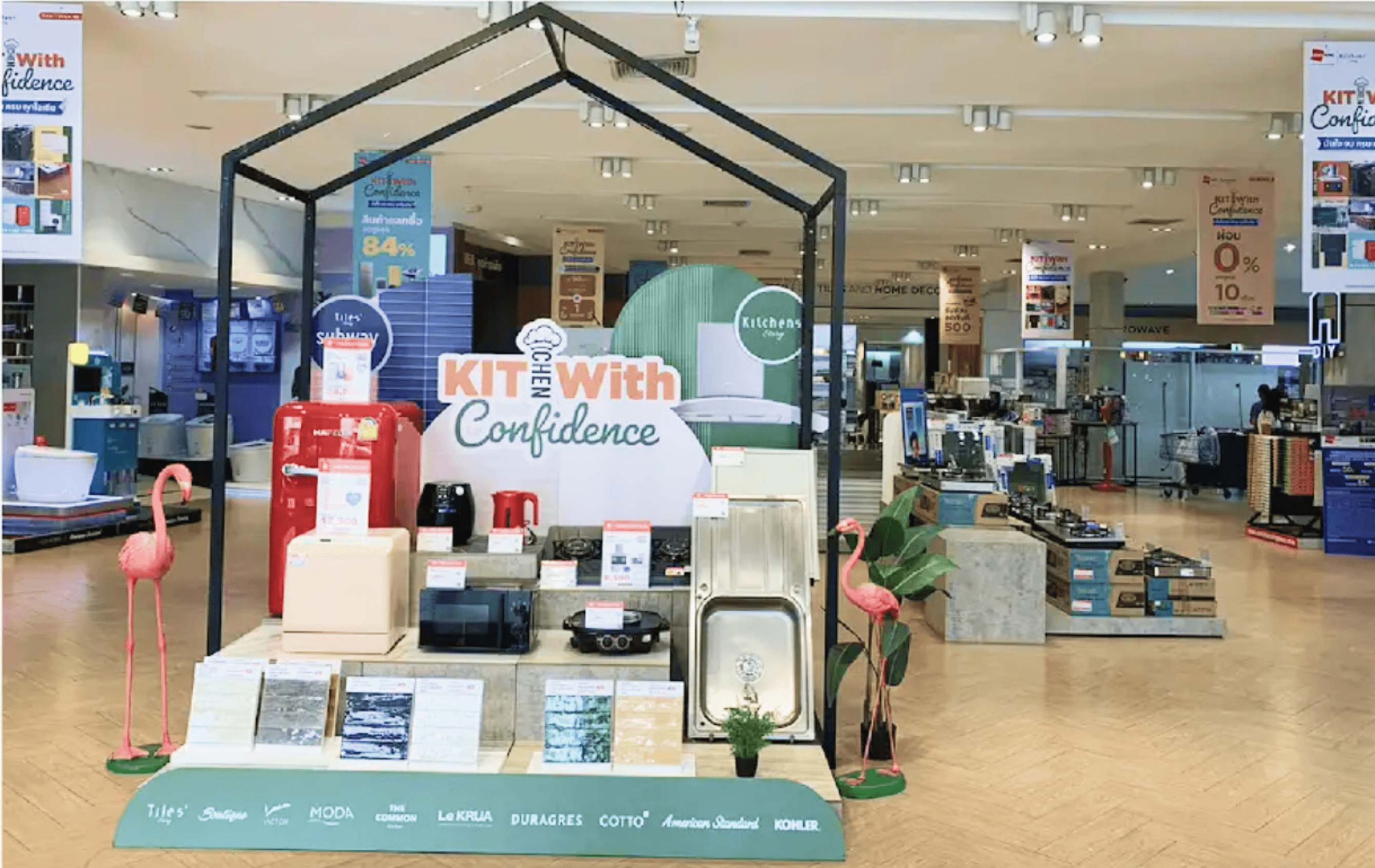 งานพิมพ์และประกอบ Display ส่งเสริมการขาย