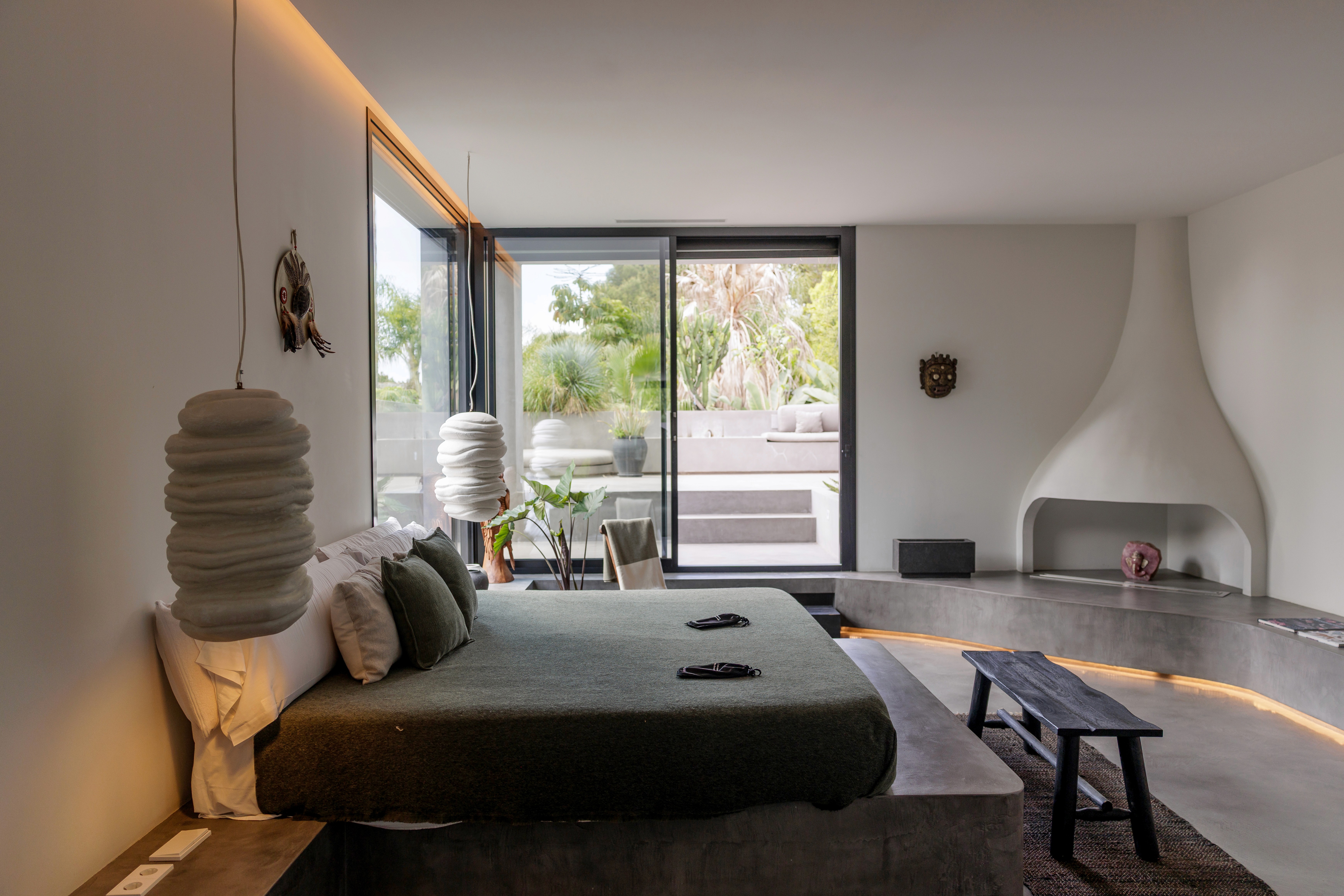 Master suite with sea views at Soul House, luxury villa in Marbella by Ghara Construction
