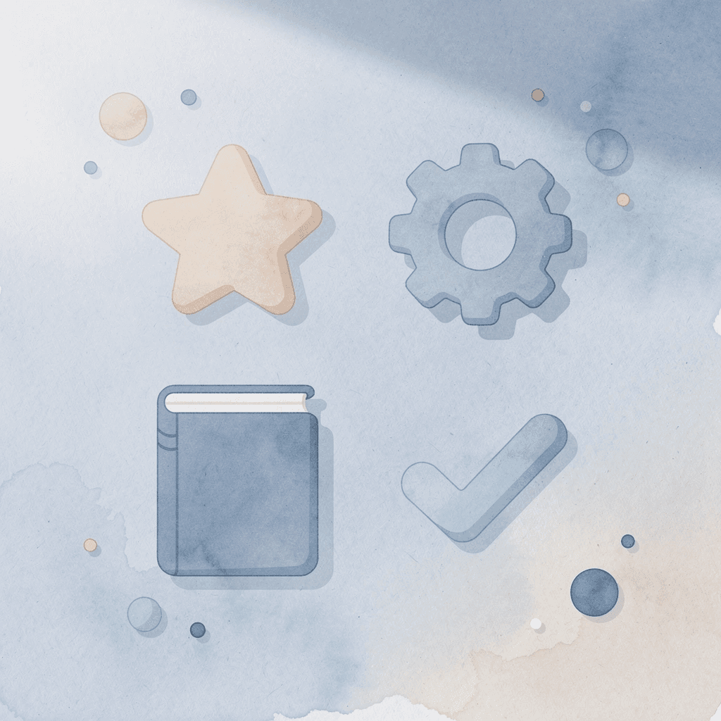 Four icons representing AI processing stages - How to Process Information Faster