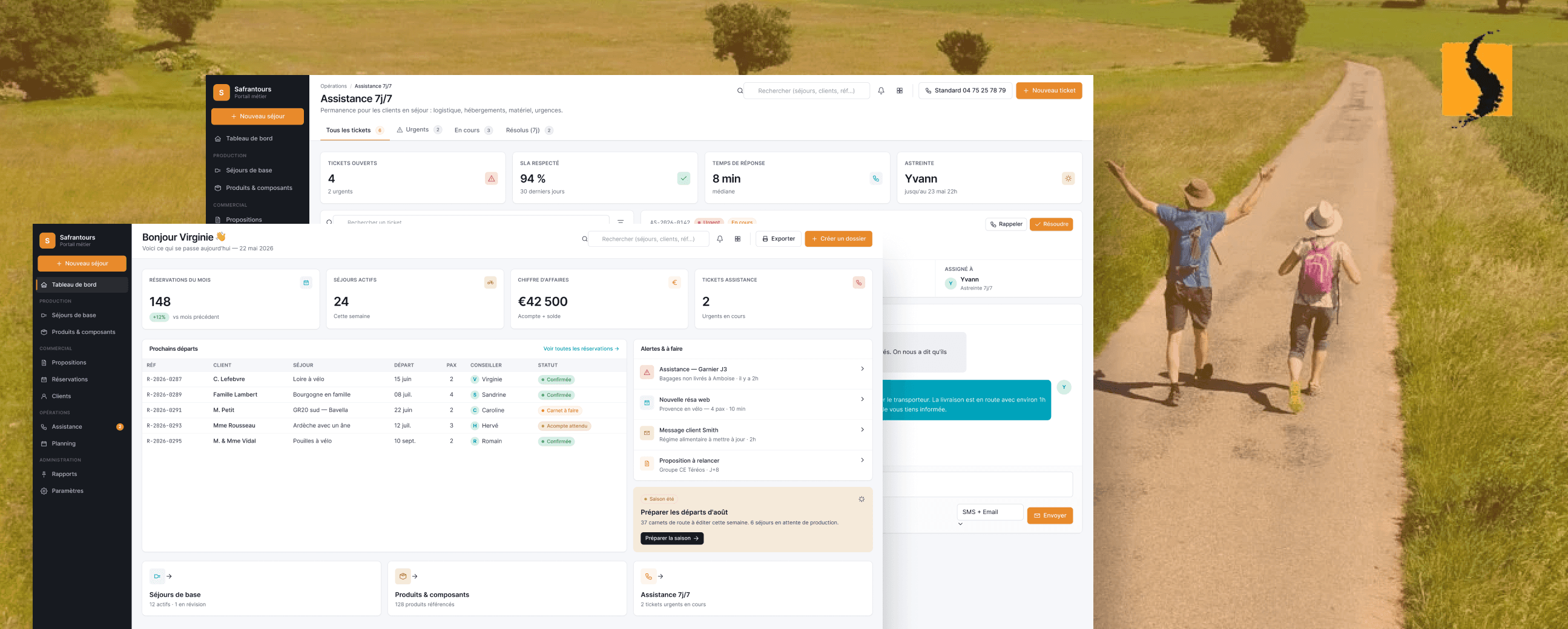 Safran Tours, logiciel métier de gestion de voyages