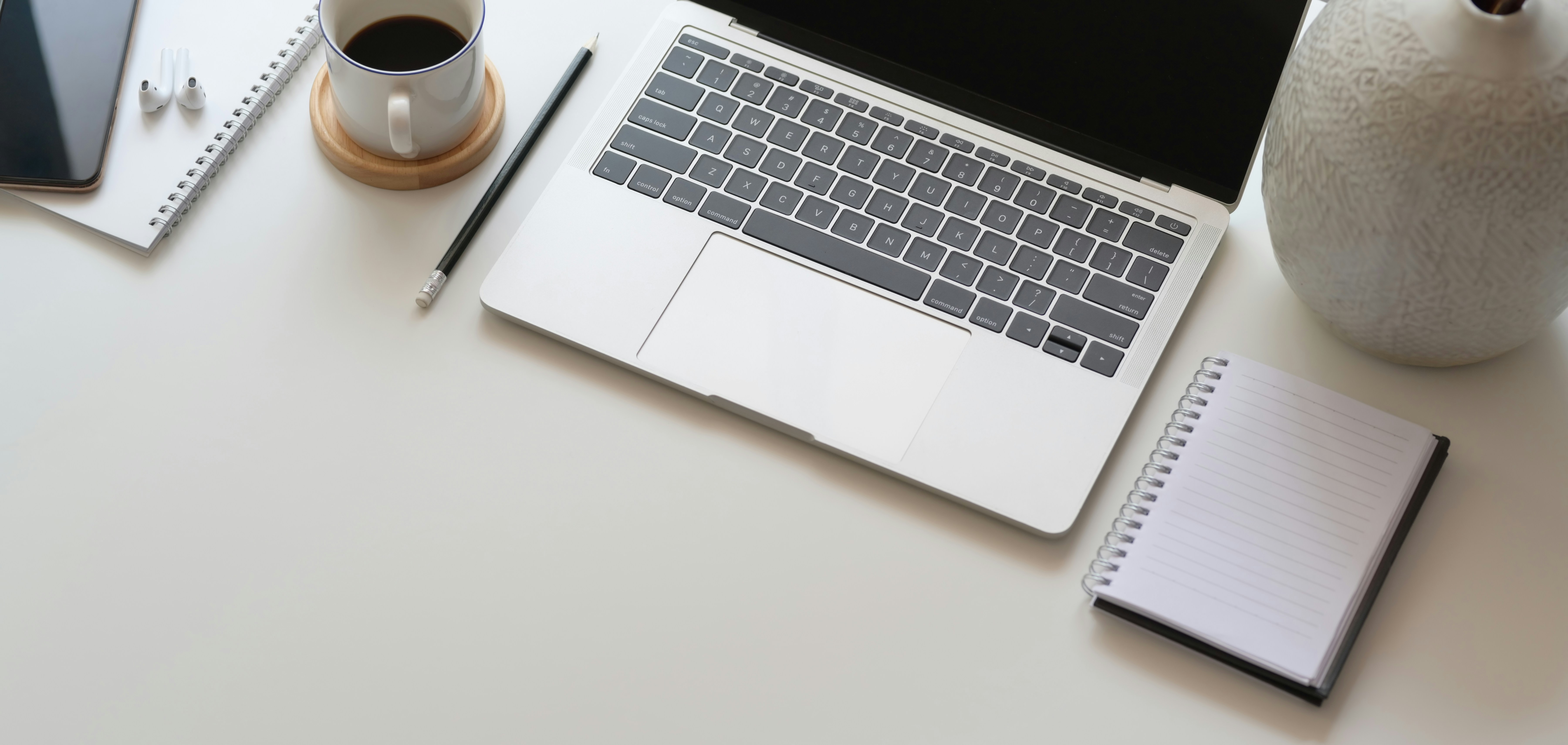 Desk of a digital manager