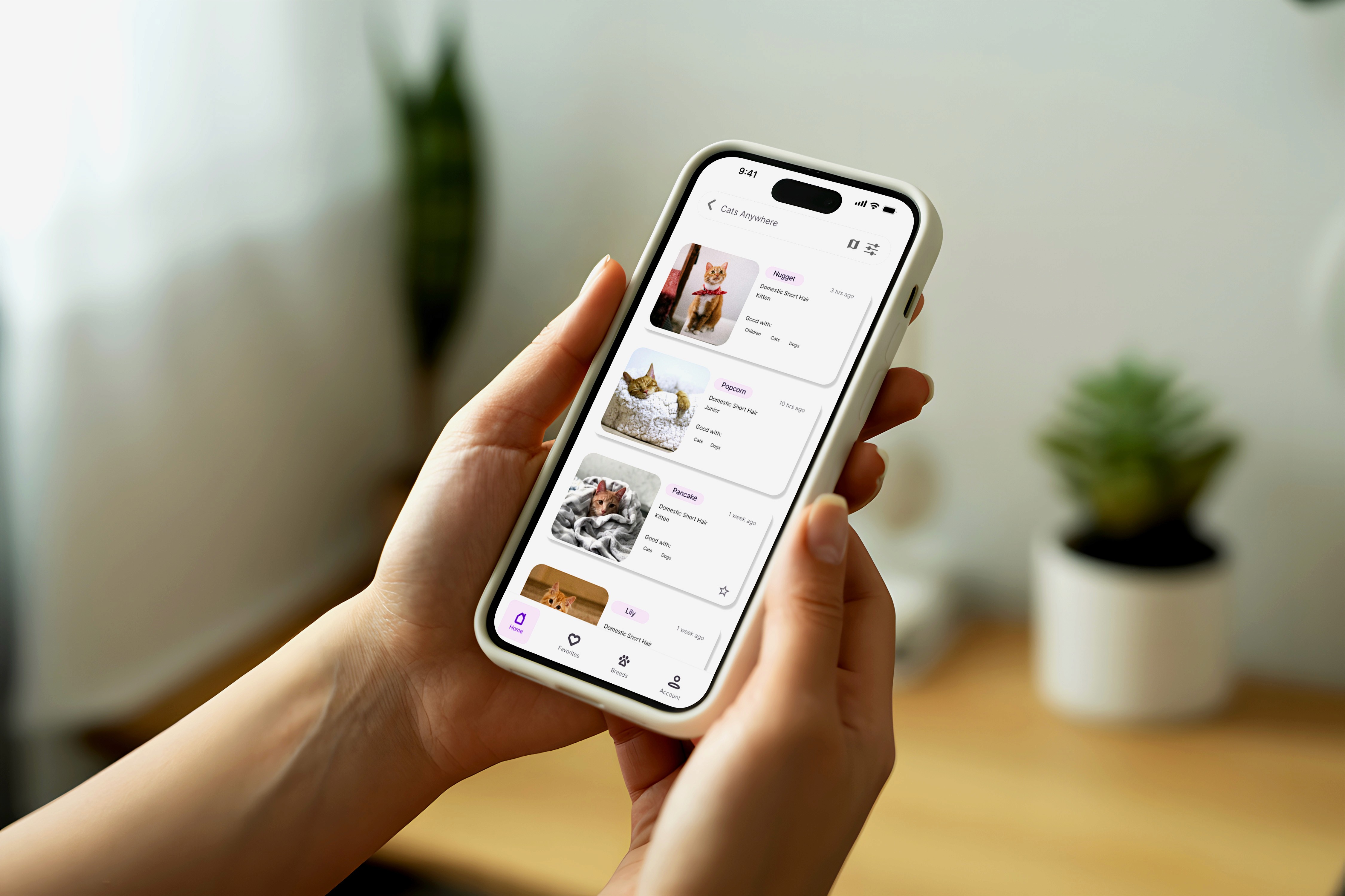 two cell phones on a gray surface