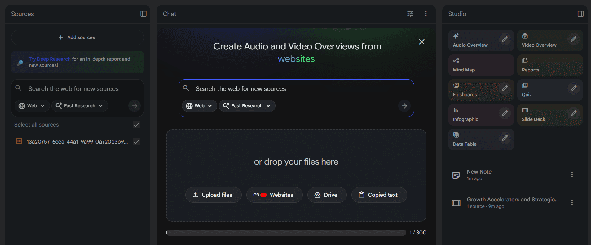 NotebookLM uses Nano Banana Pro to convert PDFs/Notes/Documents to infographics or slide decks
