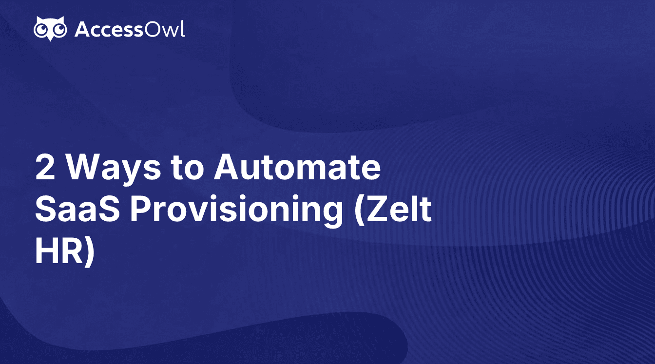 Automating provisioning with Zelt HR