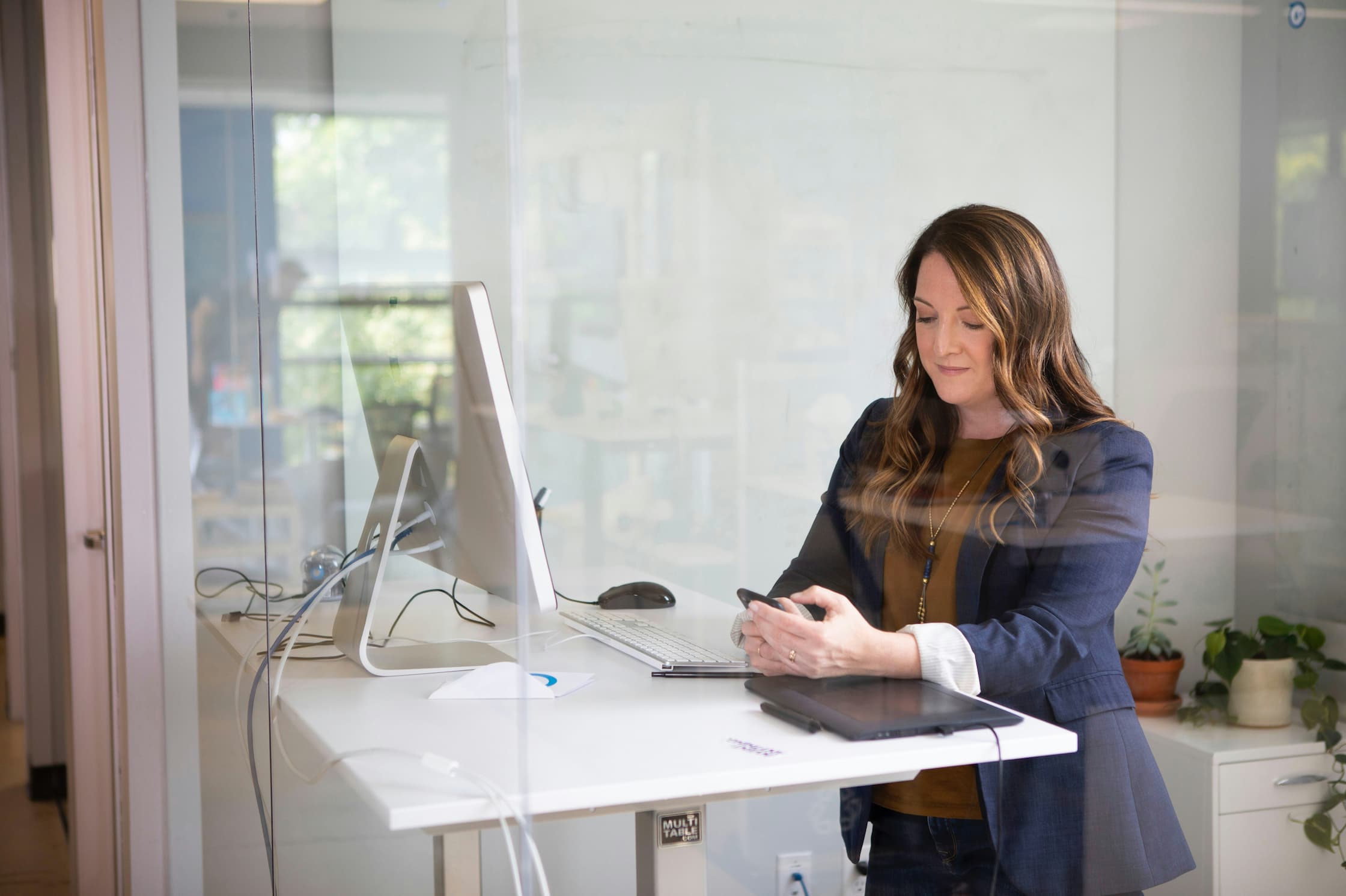 Business owner reviewing financial performance in preparation for a potential exit