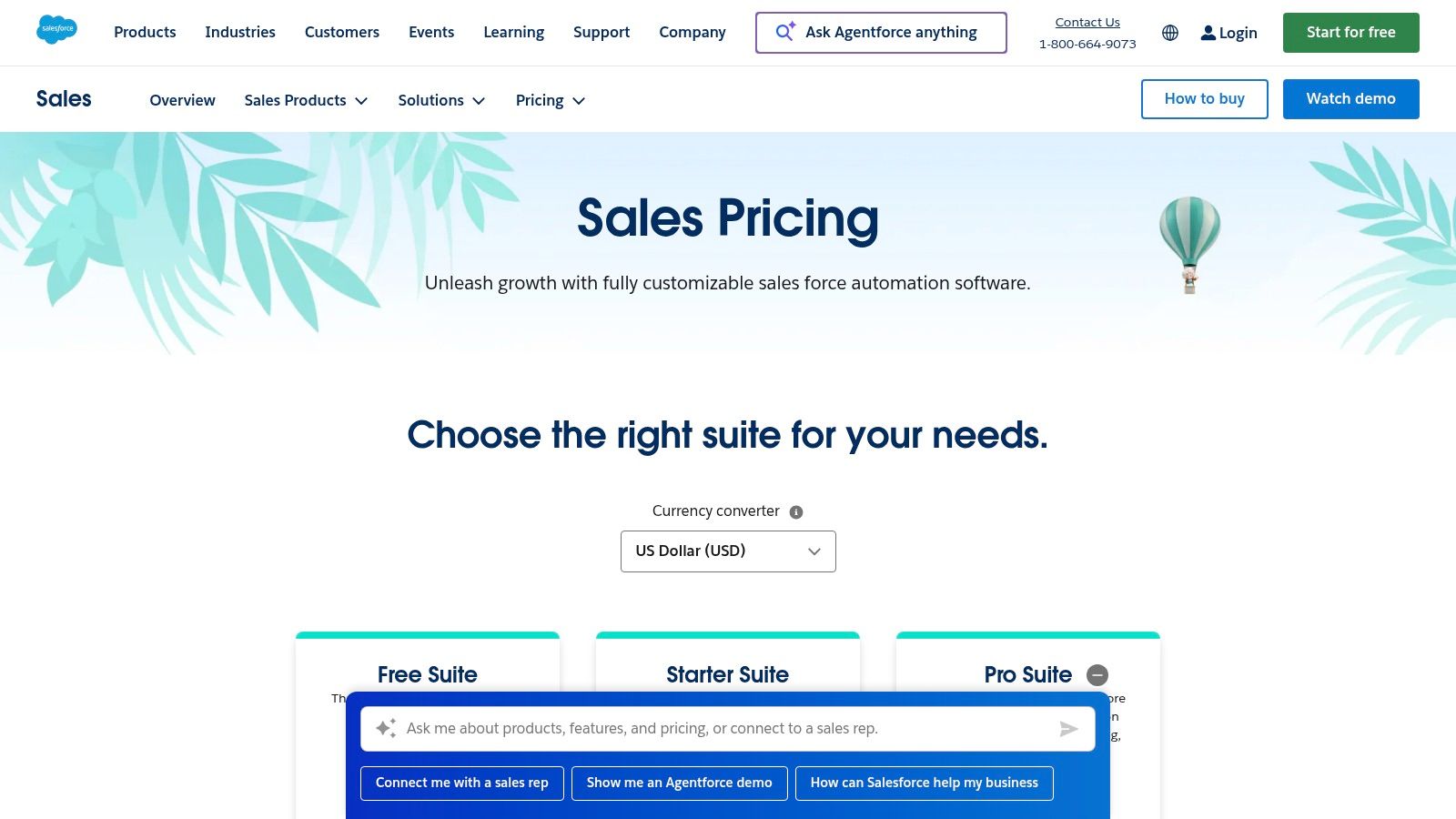 Salesforce Sales Cloud with Einstein 1 Sales