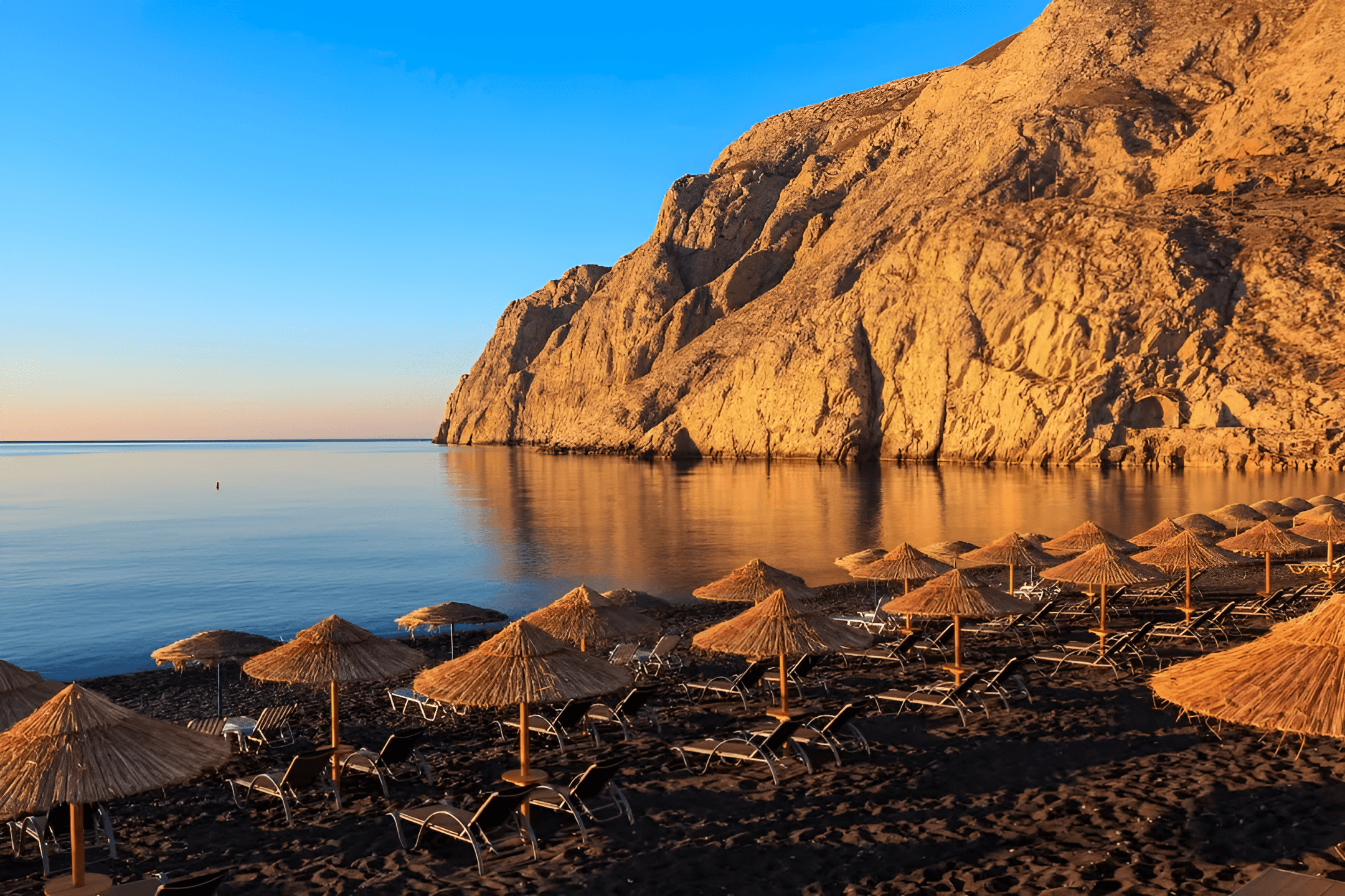 Kamari Beach Santorini