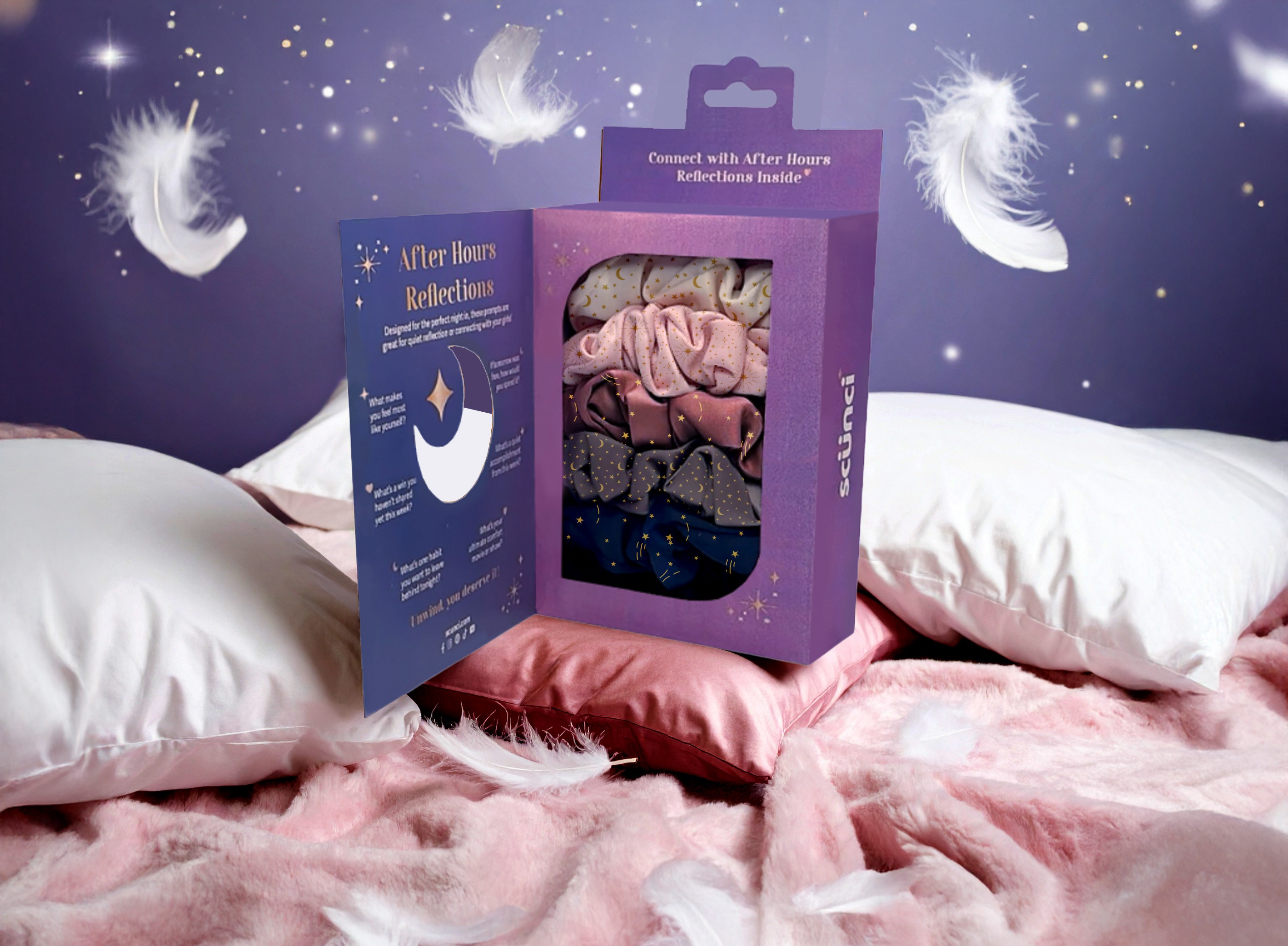 SCUNCI "Girls Night In" Scrunchie Pack (AI MOCKED)
