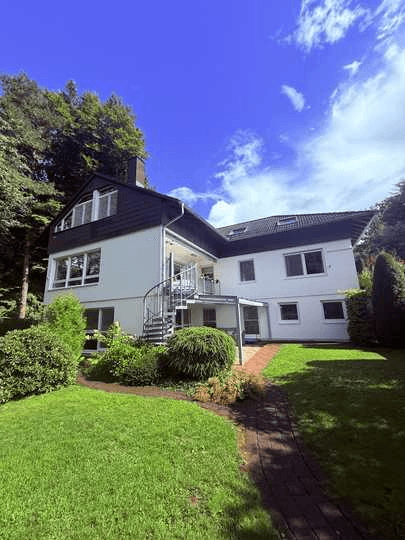 modern house with big windows