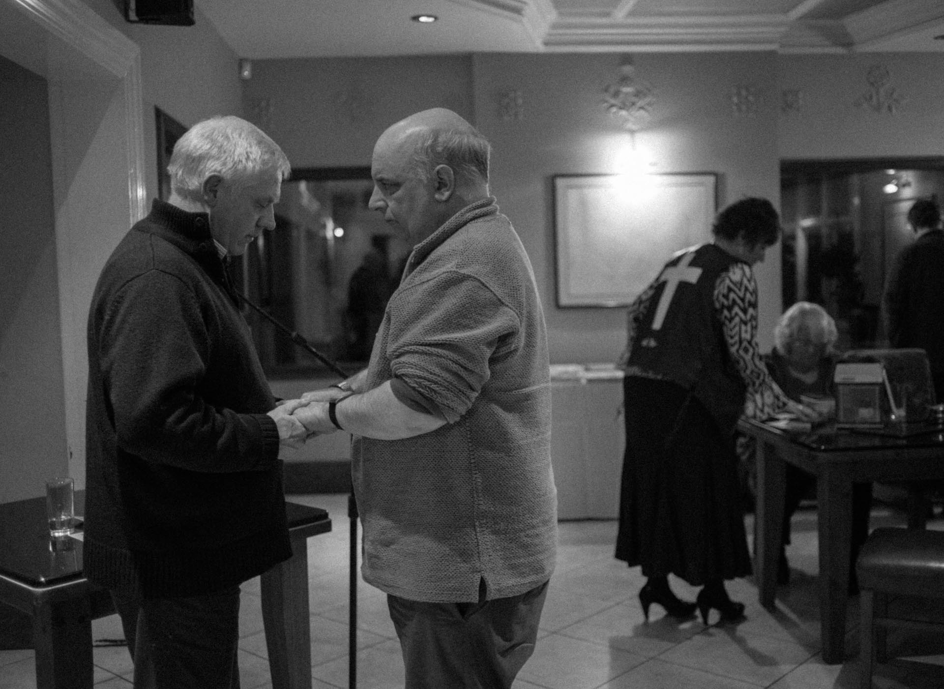 Tommy receives a blessing, Chester, 2010