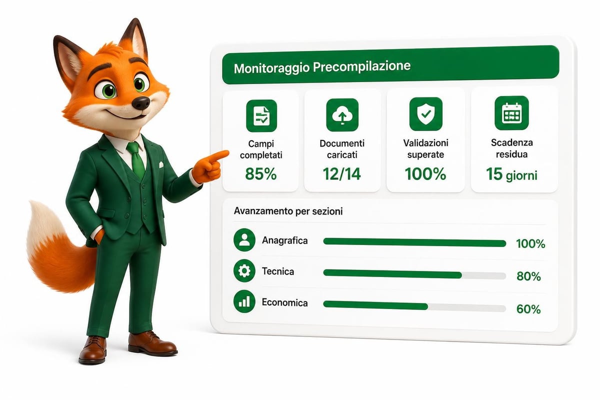 Dashboard gestione bando