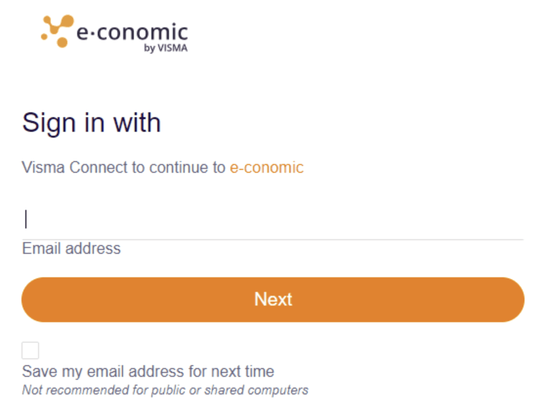 Connect Visma e-conomic