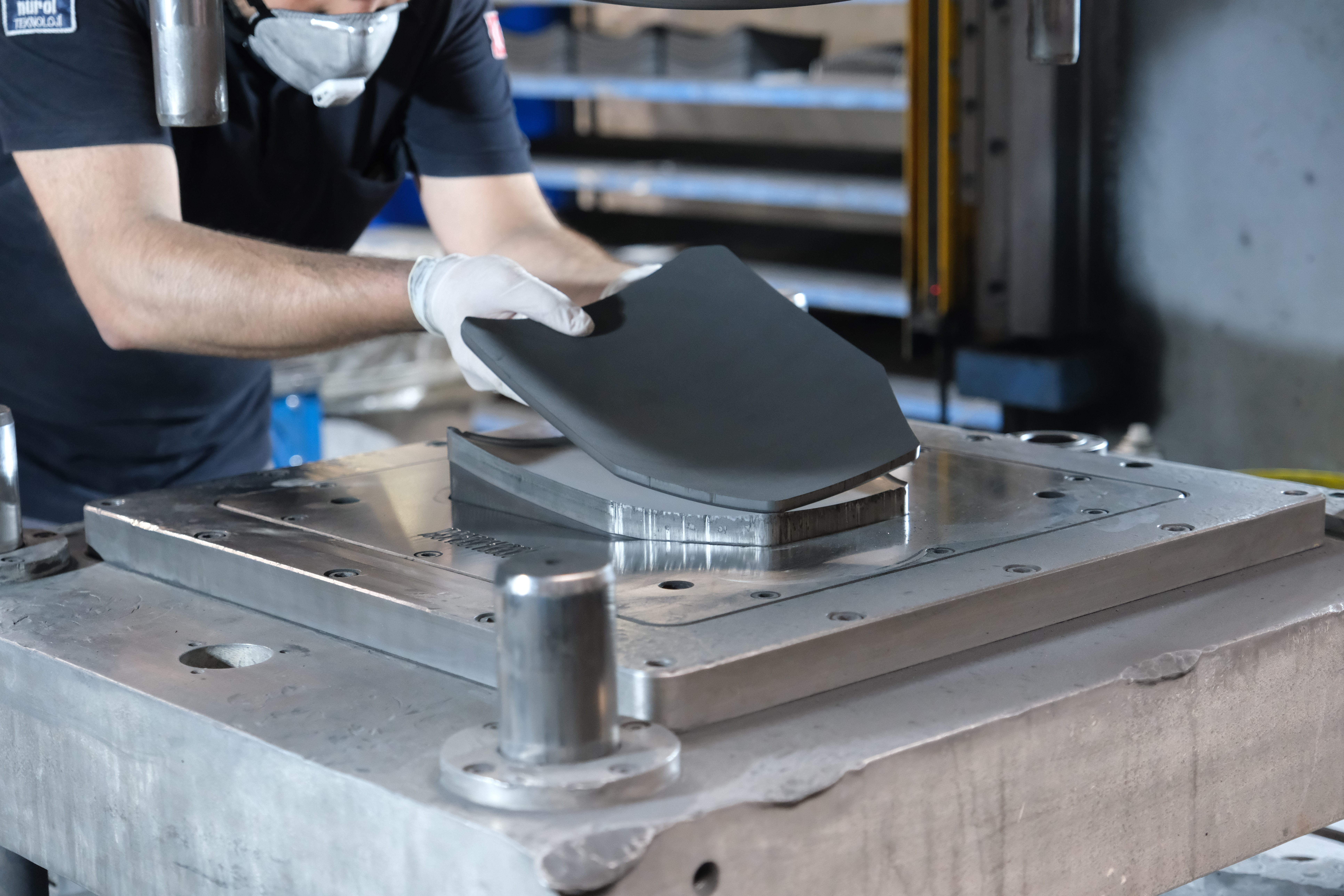 Hard Body Armor Plate Finished Press