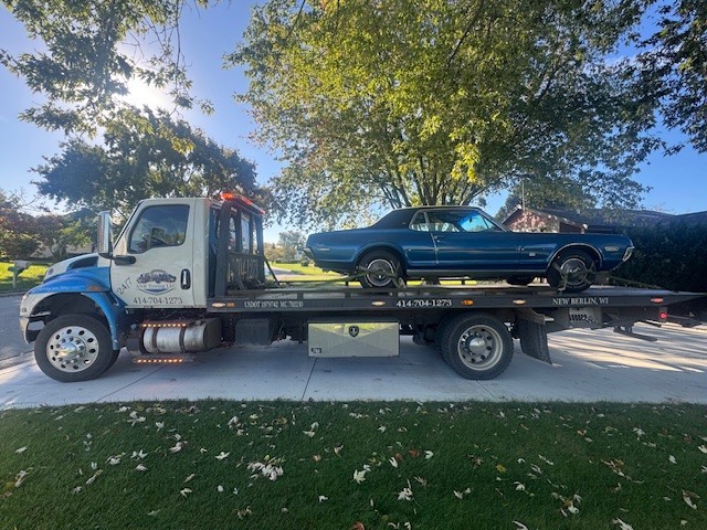 Towing a car