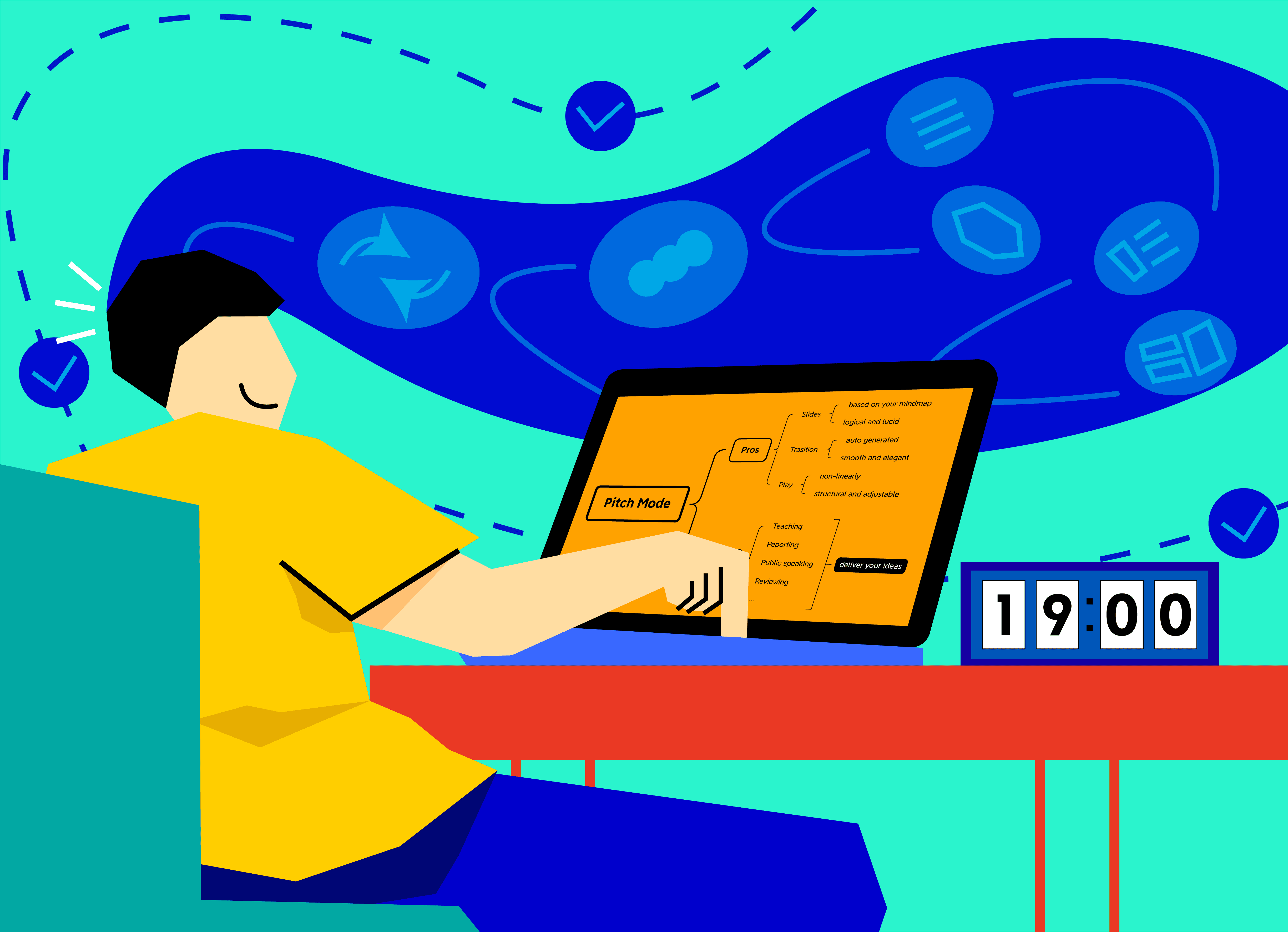 演说模式效果展示