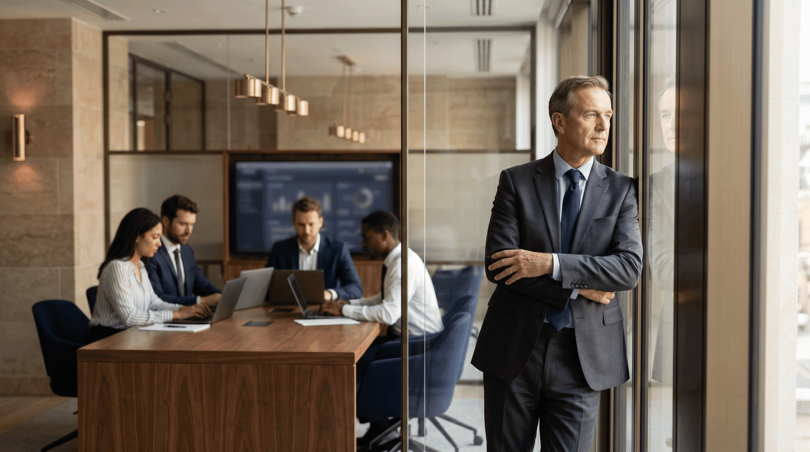 Business leaders assessing the capability gap between experienced teams, overlooked talent and AI-enabled growth in England.