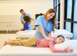 Women’s health physiotherapy treatment session