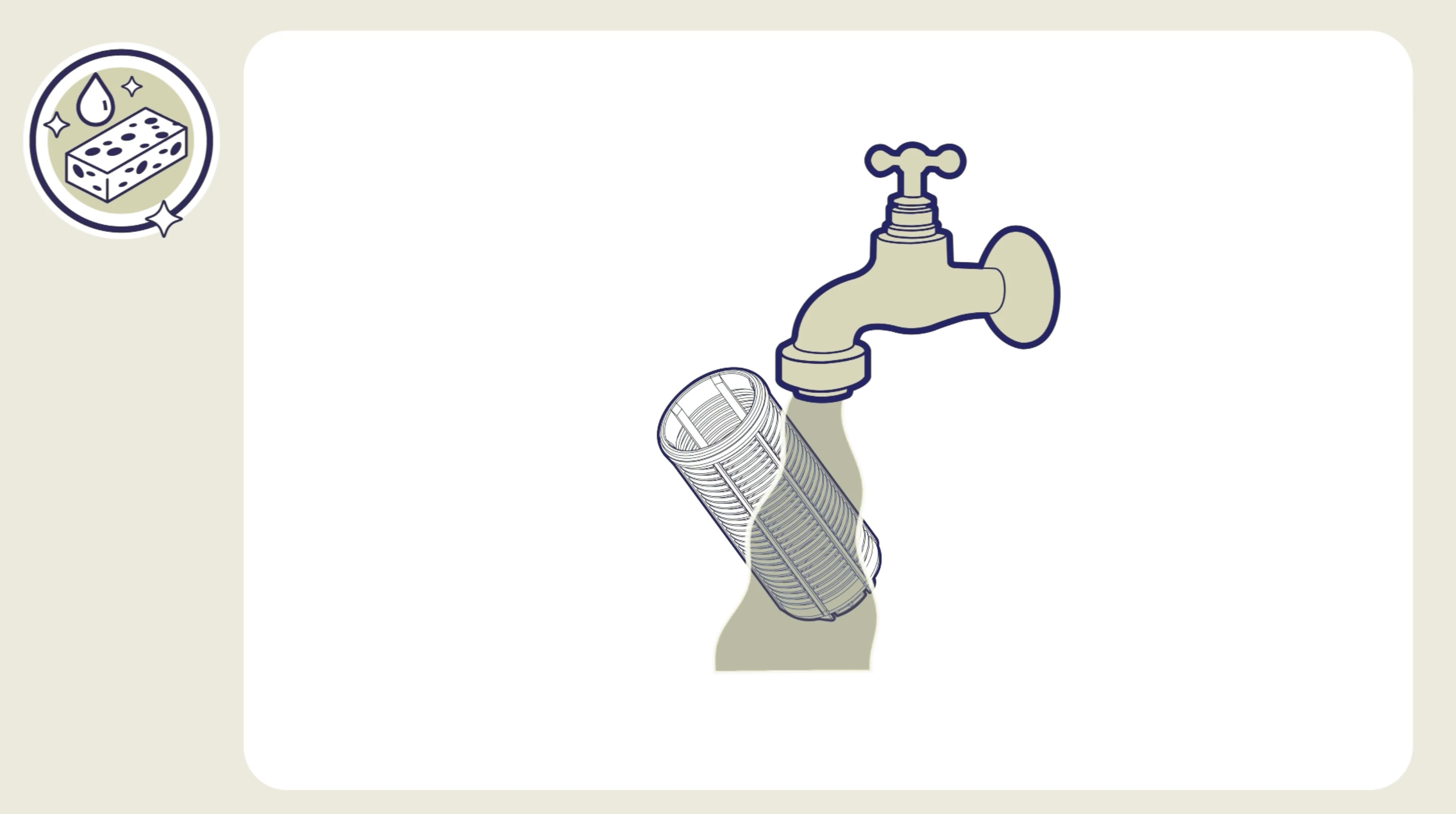 Cleaning of the pump filter