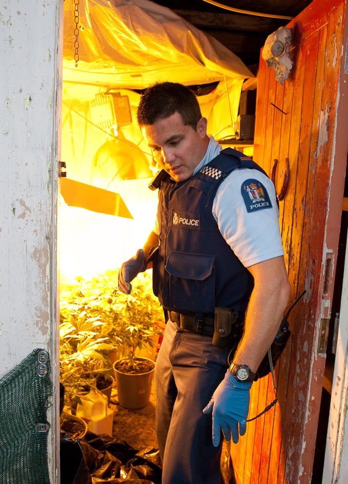 Silhouetted figures engage in a heated argument.