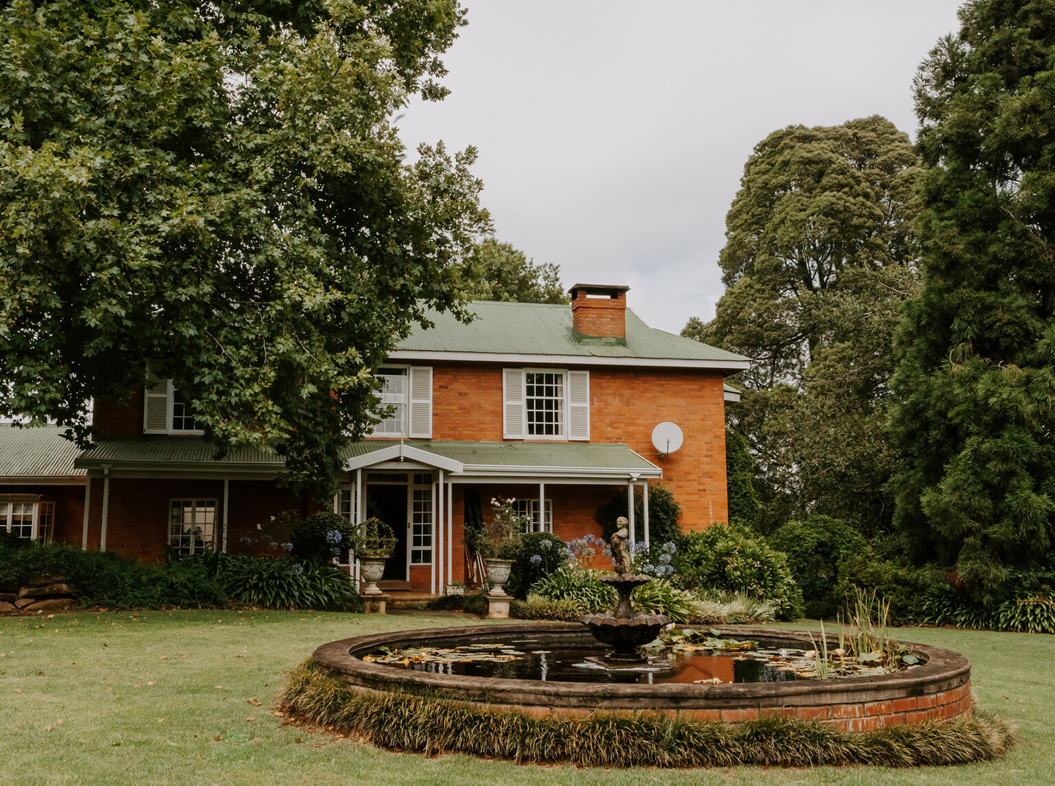 Wedding flowers resting on chair