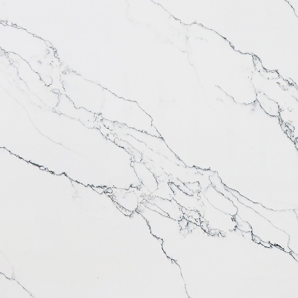 valentino white marble look quartz in dallas texas