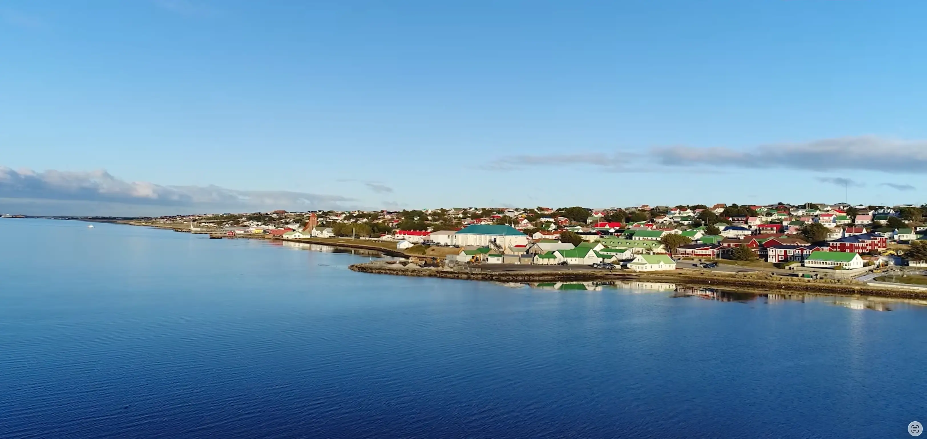A landscape photo of the Falkland Island