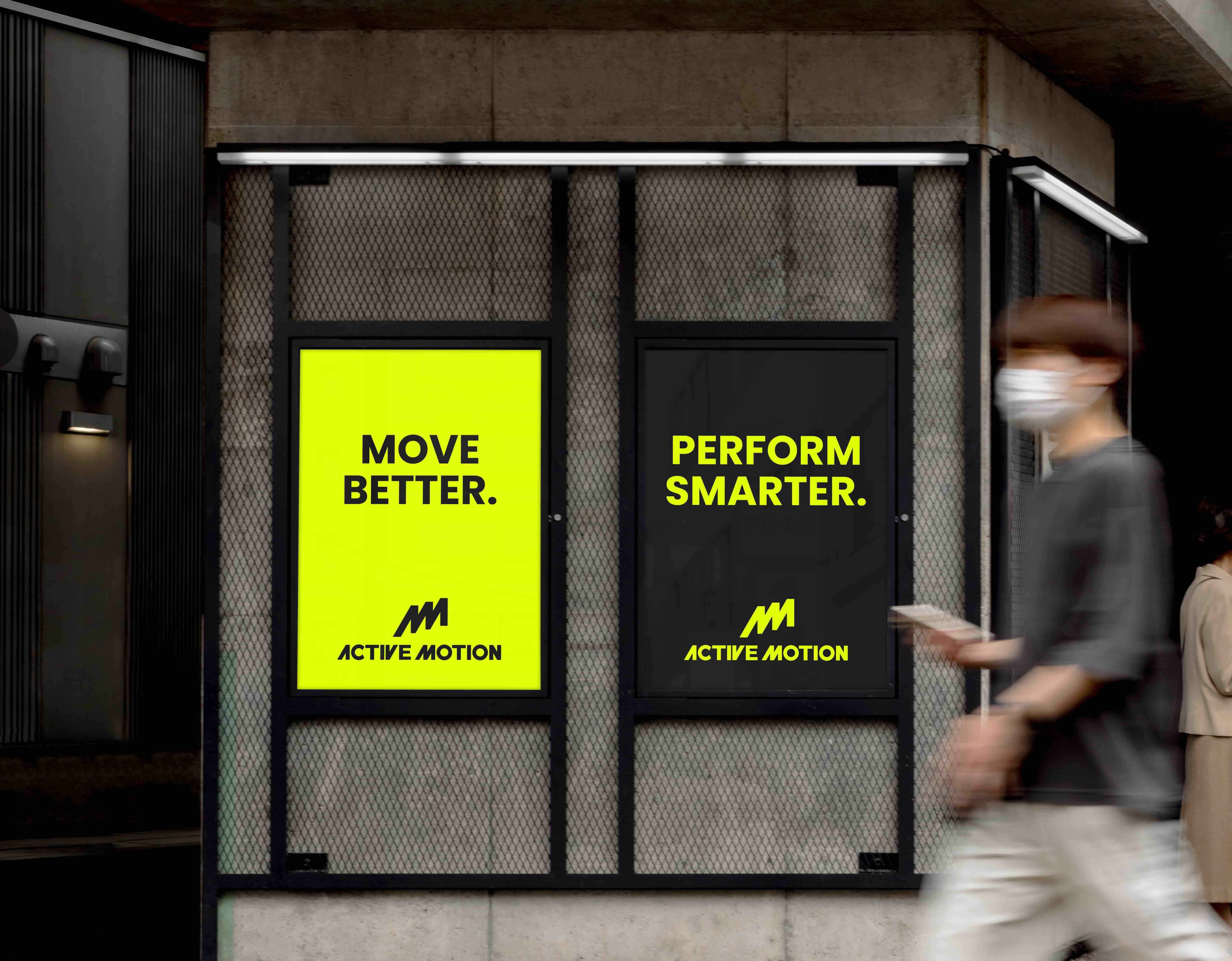 Branded out of home sign for personal coaching business Active Motion