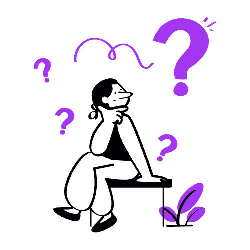 illustration of someone thinking