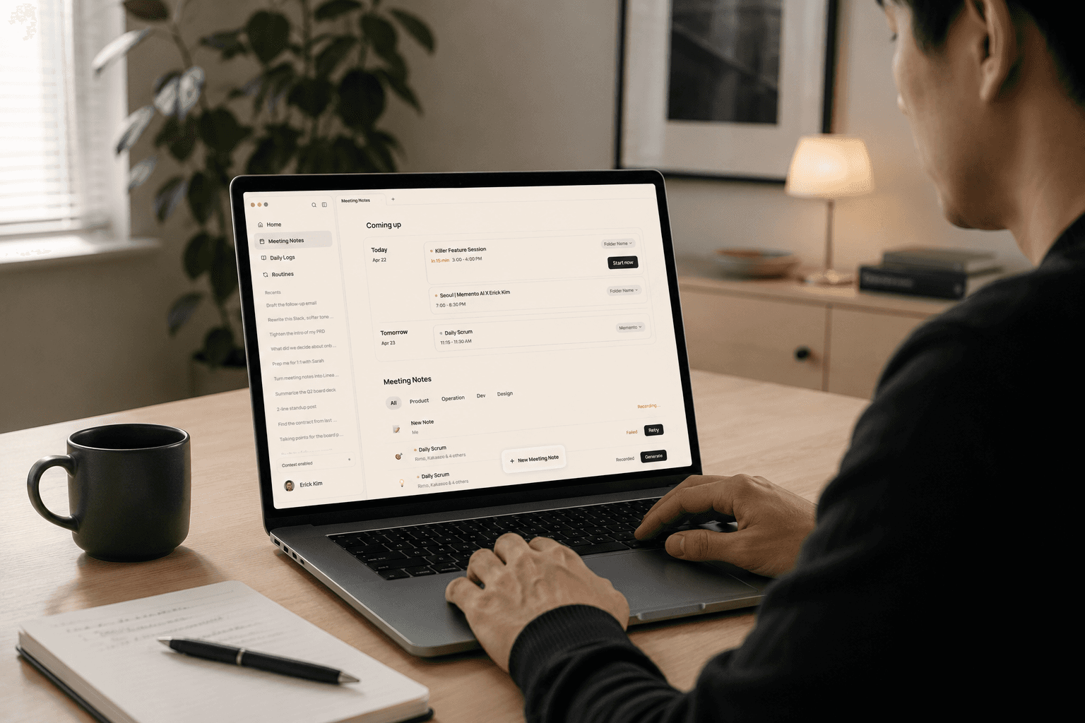 A mockup of Freelio's mobile app