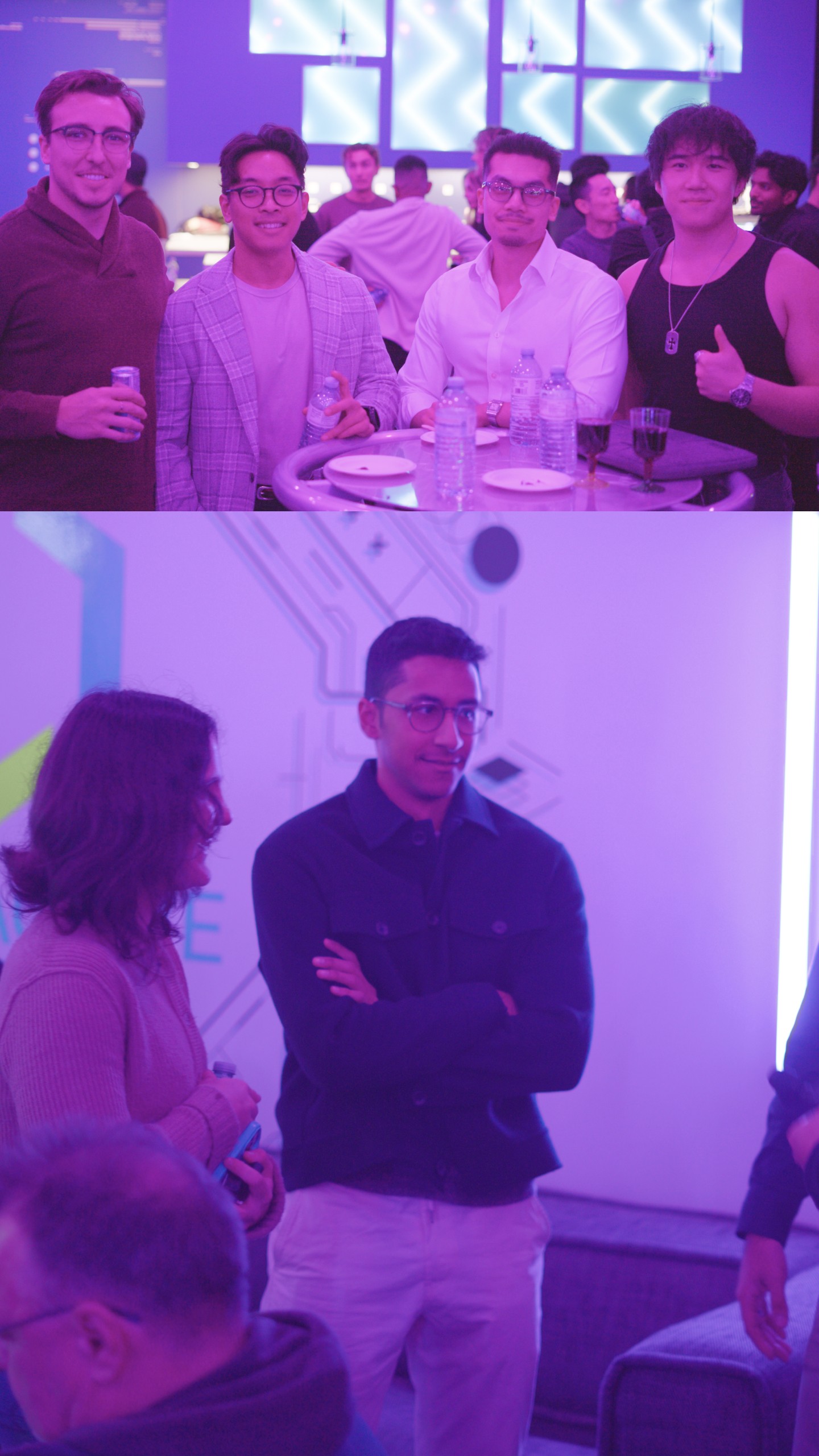 A black sport motorcycle with red accents.