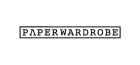 Logo sombre de la marque Paper Wardrobe