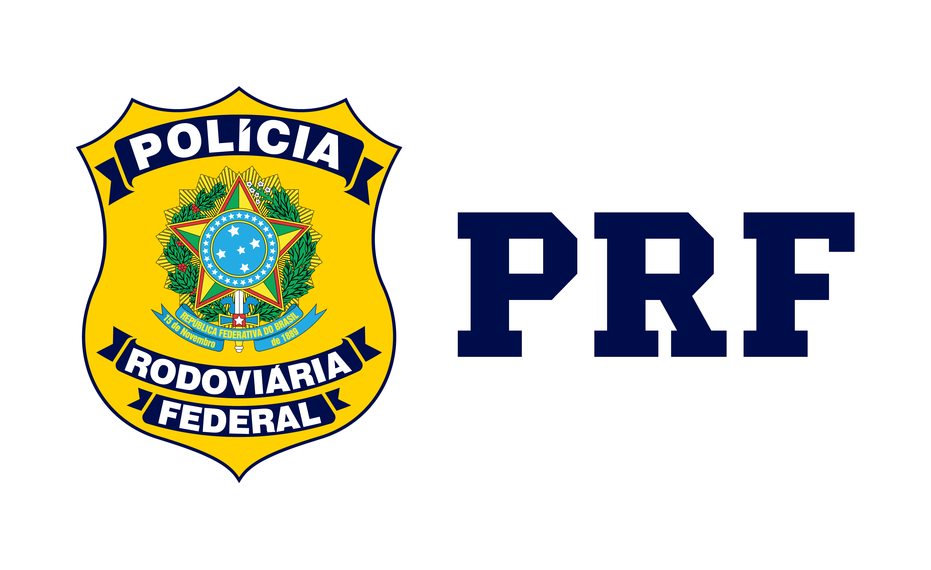 Logotipo da Polícia Rodoviária Federal.