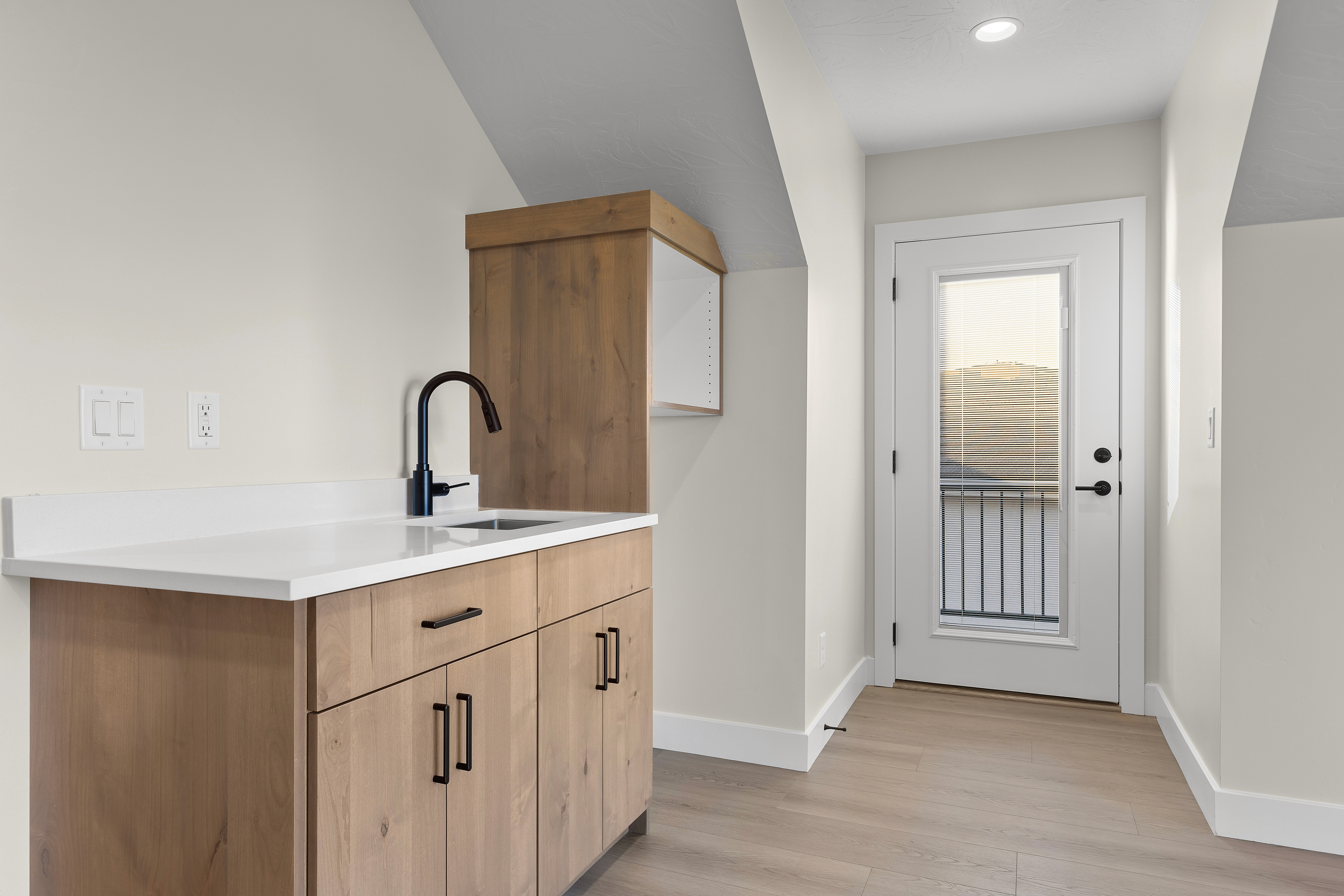 Guest casita kitchen in a Southern Utah home designed for independent living