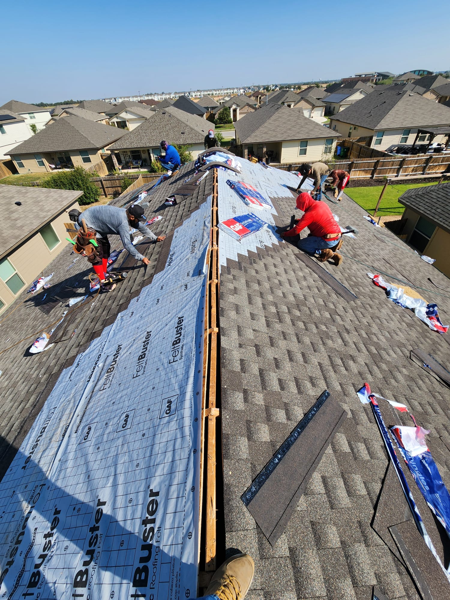 Getting close to putting the final touches on a new HDZ GAF shingle roof.